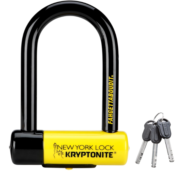 Kryptonite New York fahgettaboudit Lock - Amarillo, Mini