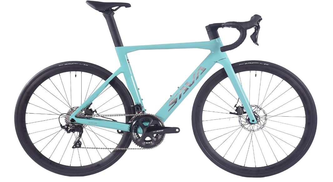 SAVADECK Bicicleta de Carretera de Carbono Shimano105 R7000